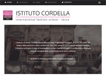 Tablet Screenshot of istitutocordella.com